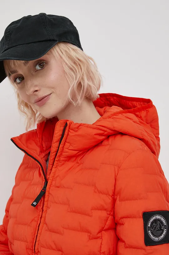 oranžová Páperová bunda Superdry