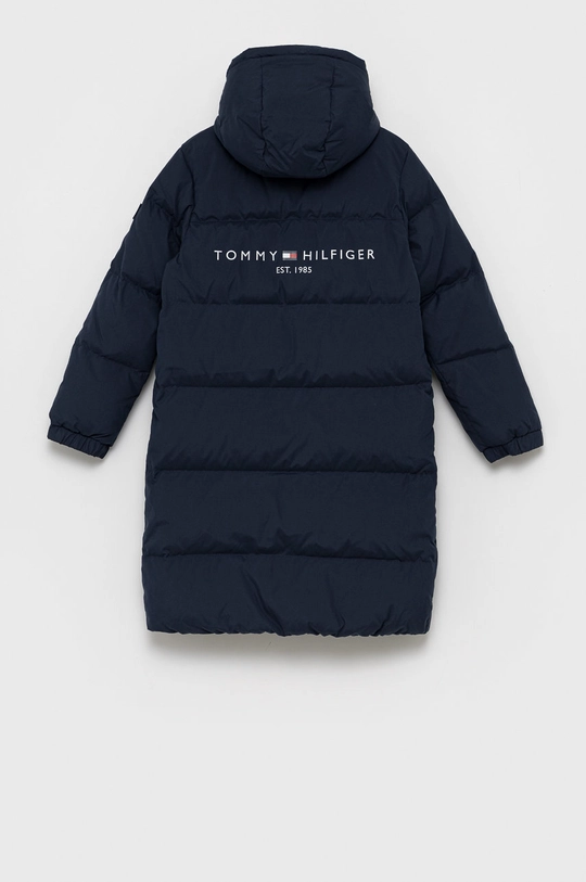 Detská páperová bunda Tommy Hilfiger tmavomodrá