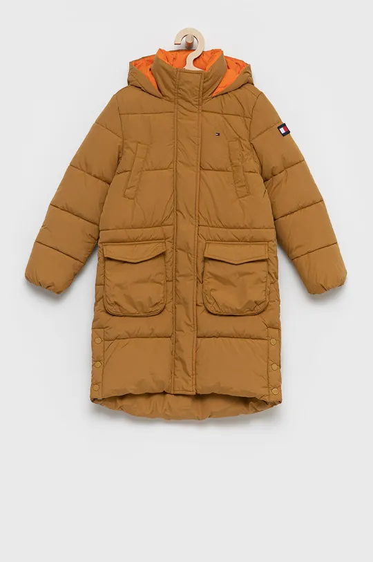 коричневий Дитяча куртка Tommy Hilfiger Для дівчаток