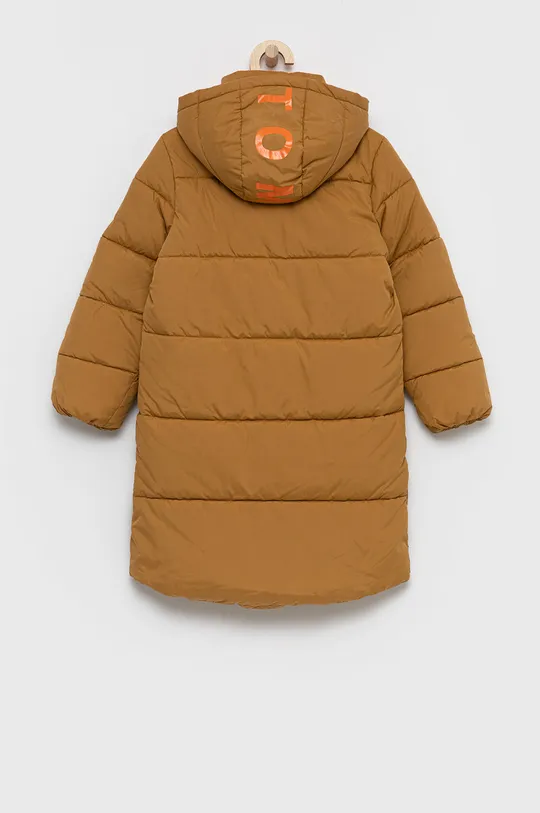 Дитяча куртка Tommy Hilfiger коричневий