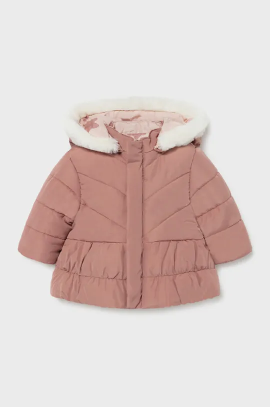 Дитяча двостороння куртка Mayoral Newborn рожевий