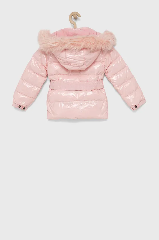 Παιδικό μπουφάν με πούπουλα Guess ροζ