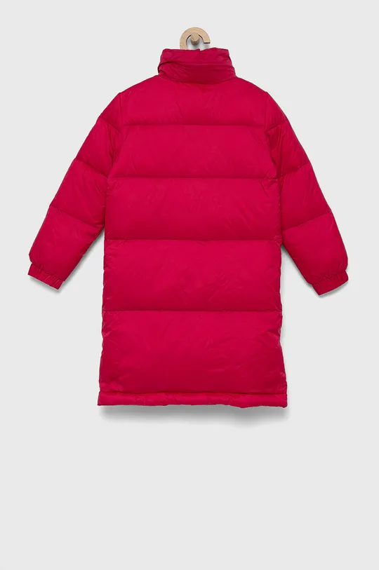 Дитяча пухова куртка Guess рожевий