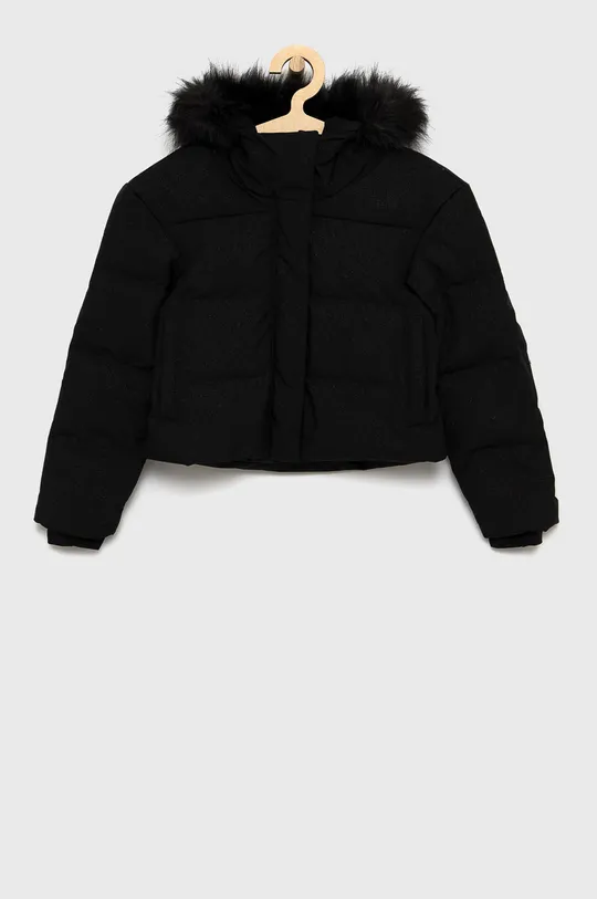 чёрный Детская пуховая куртка The North Face Для девочек
