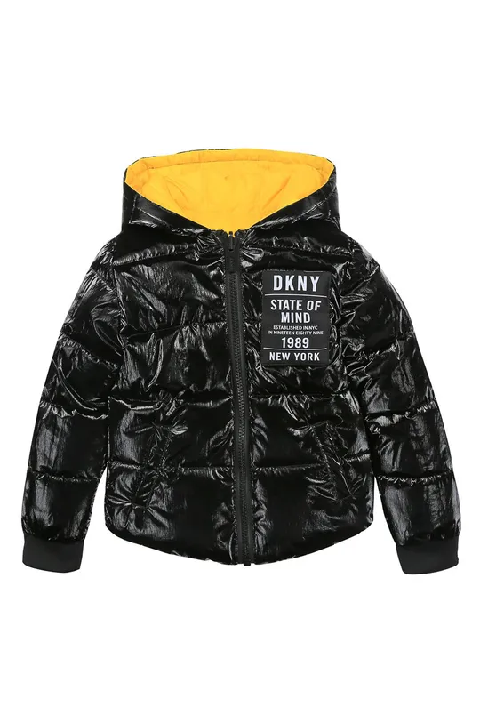 κίτρινο Αναστρέψιμο παιδικό μπουφάν DKNY