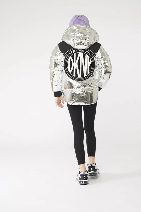 ασημί Παιδικό μπουφάν DKNY Για κορίτσια