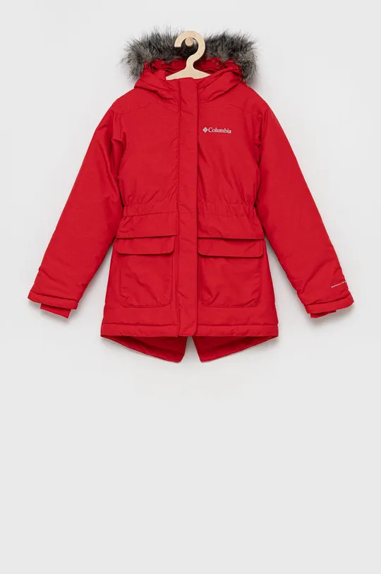 červená Detská bunda Columbia Dievčenský