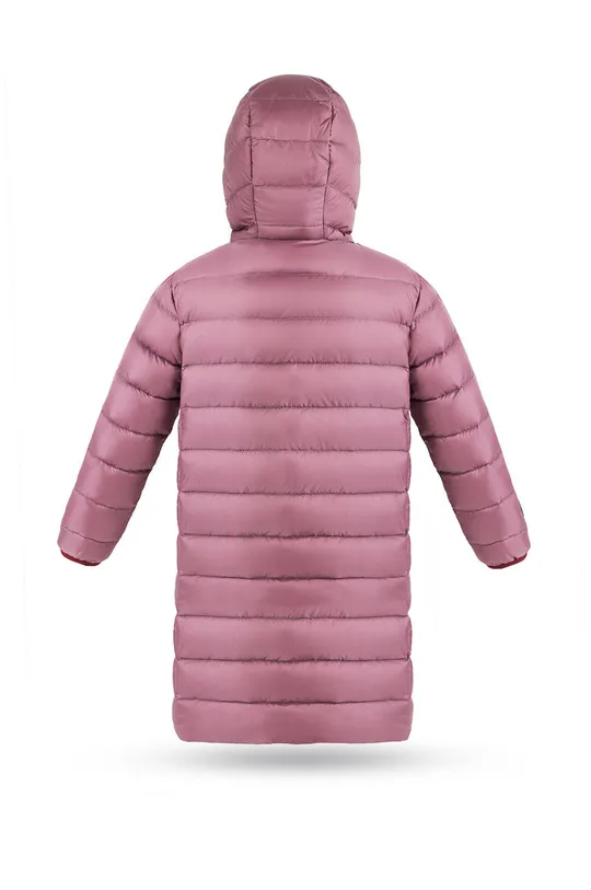 ροζ Παιδικό μπουφάν με πούπουλα Fluff