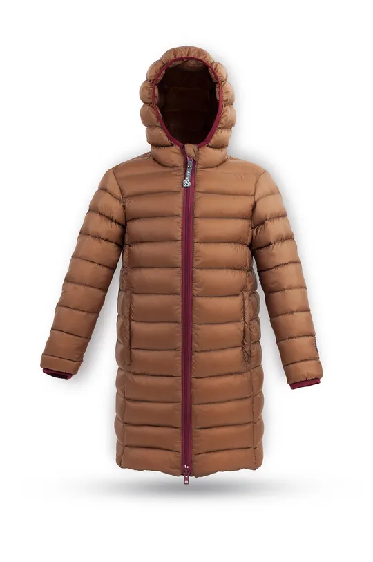Дитяча пухова куртка Fluff коричневий