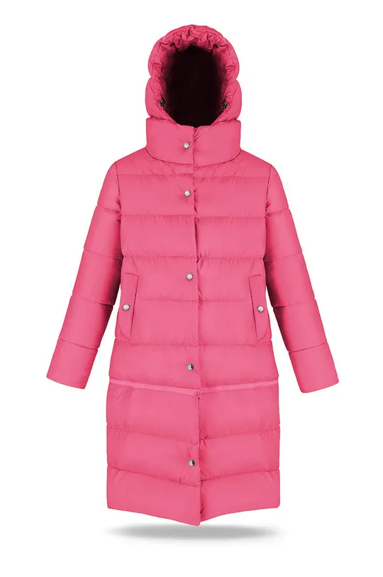 Дитяча пухова куртка Fluff рожевий