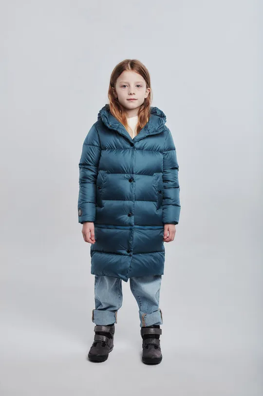 Детская пуховая куртка Fluff  Подкладка: 100% Нейлон Наполнитель: 90% Перья, 10% Пух Основной материал: 100% Нейлон