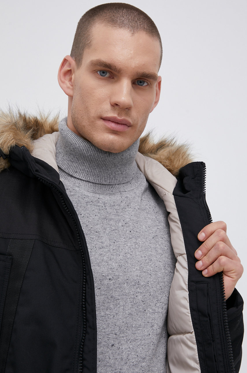 Куртка Jack & Jones чоловіча колір чорний зимова | ANSWEAR.ua