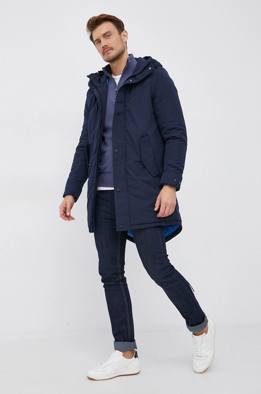 Selected Homme Parka granatowy