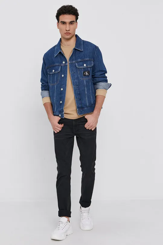 Calvin Klein Jeans Kurtka jeansowa J30J319122.4890 niebieski