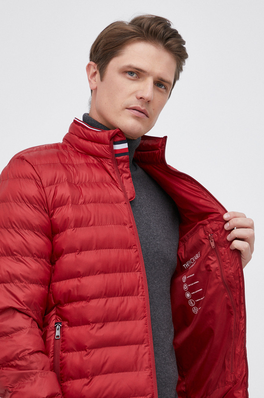 Куртка Tommy Hilfiger мужская цвет красный зимняя | ANSWEAR.ua