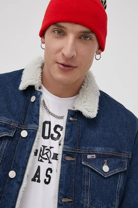 Rifľová bunda Tommy Jeans Pánsky