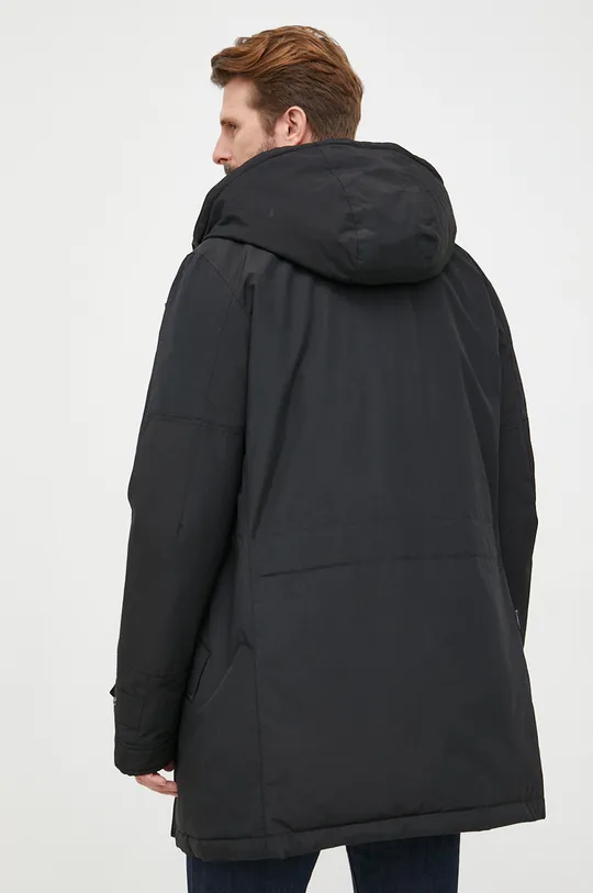 čierna Páperová bunda Woolrich