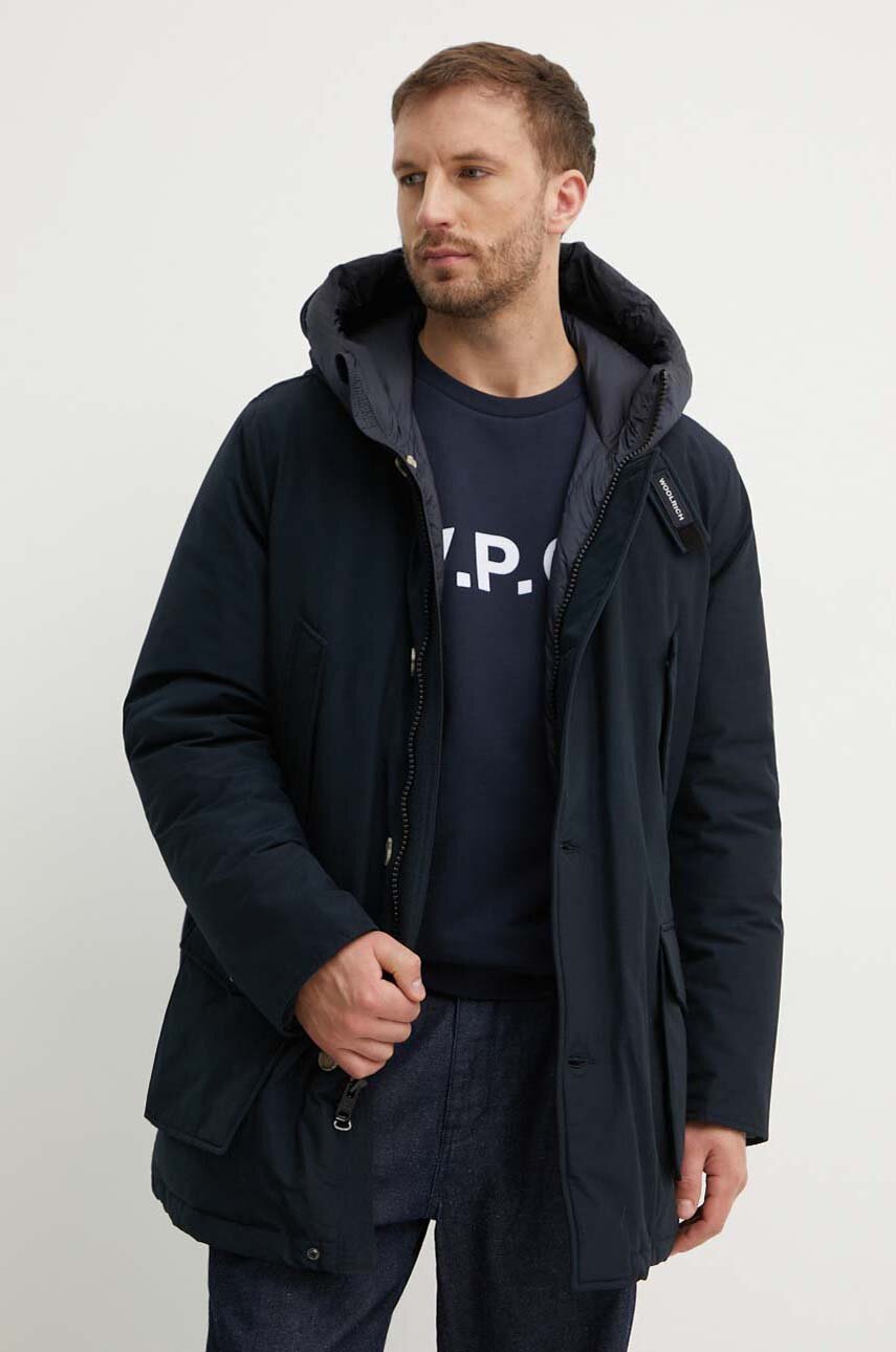 námořnická modř Péřová bunda Woolrich ARCTIC Pánský