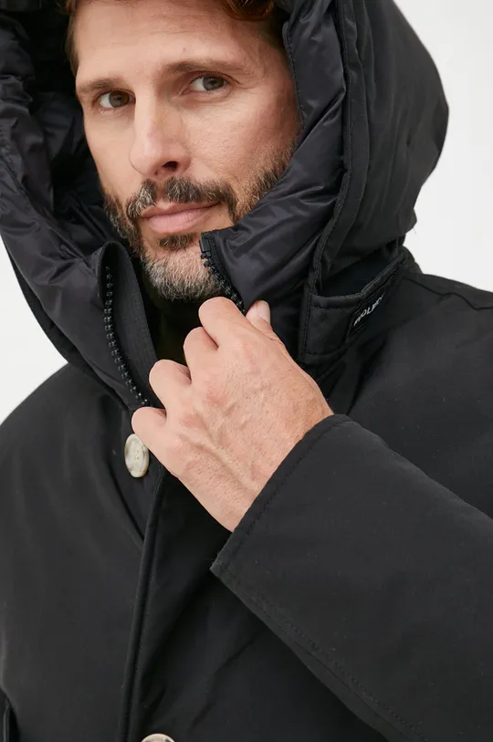 čierna Páperová bunda Woolrich ARCTIC