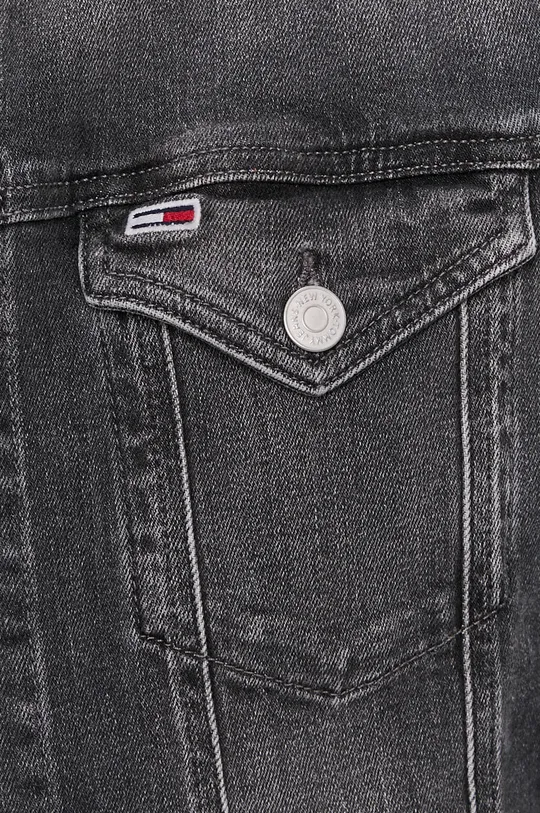 sivá Rifľová bunda Tommy Jeans