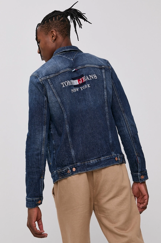 Tommy Jeans Kurtka jeansowa DM0DM10841.4890 99 % Bawełna, 1 % Elastan