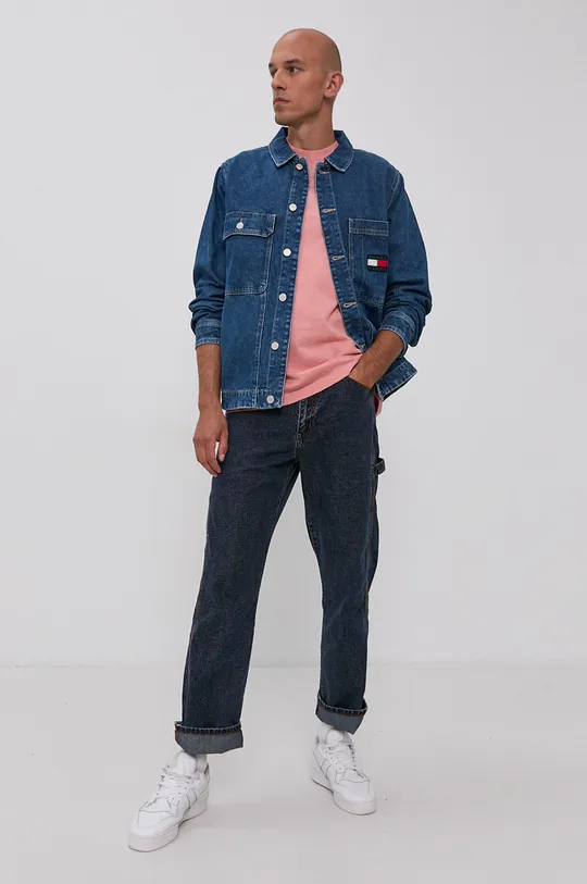 Tommy Jeans Kurtka jeansowa DM0DM10845.4890 niebieski
