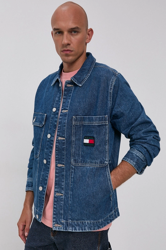 modrá Rifľová bunda Tommy Jeans