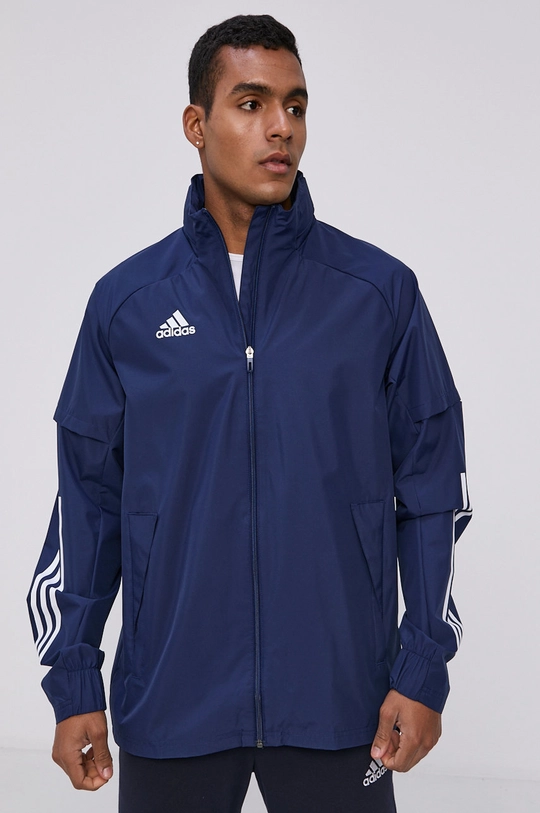 tmavomodrá Bunda adidas Performance ED9256 Pánsky