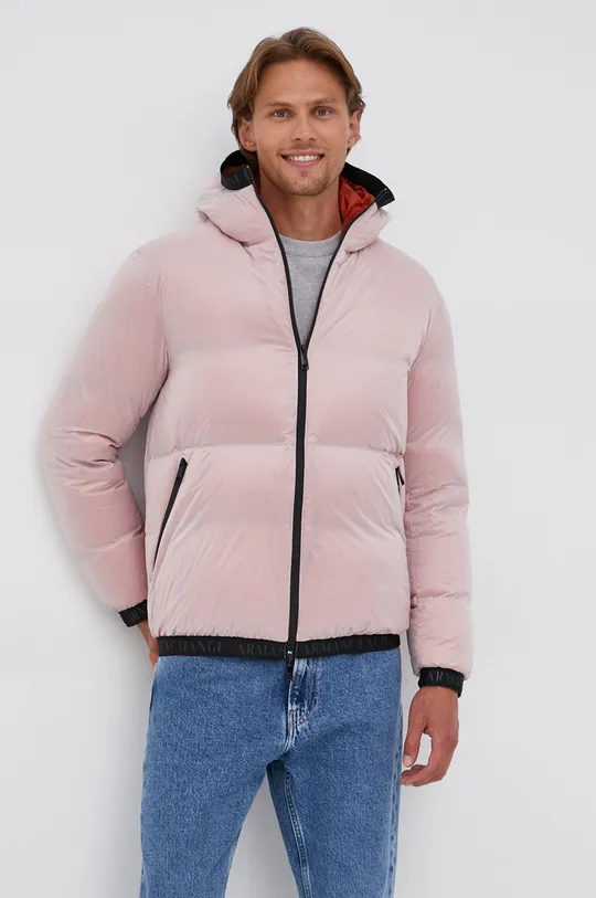 рожевий Armani Exchange - Пухова куртка Чоловічий