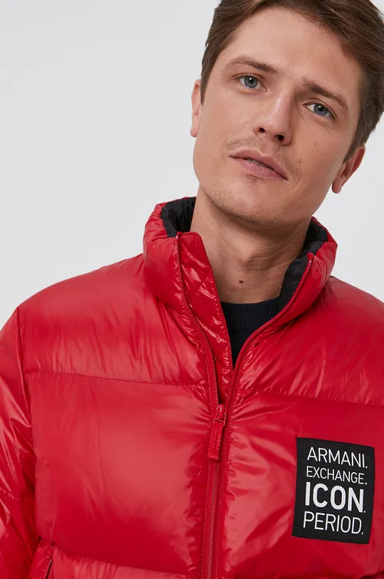 червоний Пухова куртка Armani Exchange
