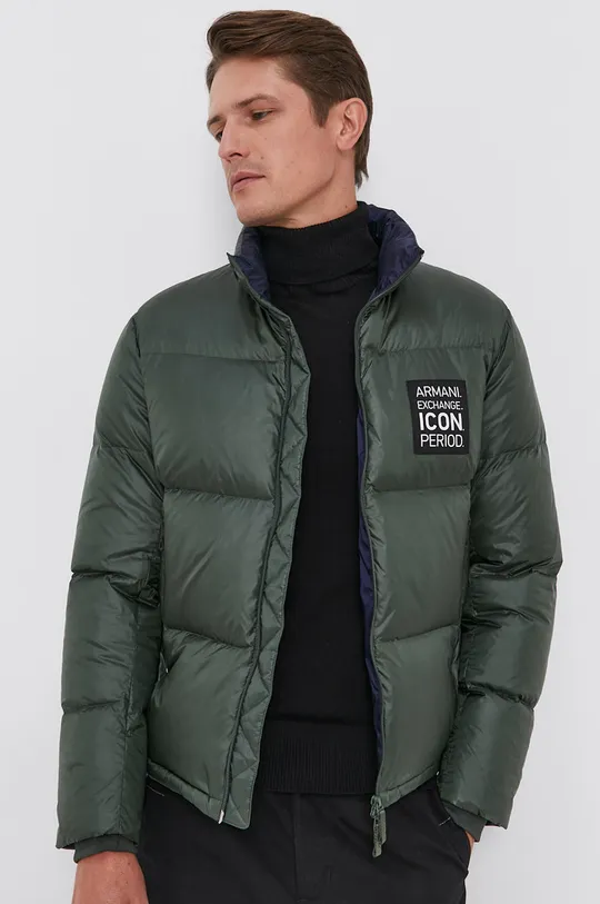 Пуховая куртка Armani Exchange зелёный