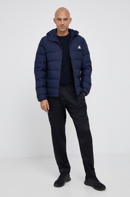 Adidas Performance Geacă de puf GE5811 bărbați, culoarea albastru marin, de  iarnă | ANSWEAR.ro