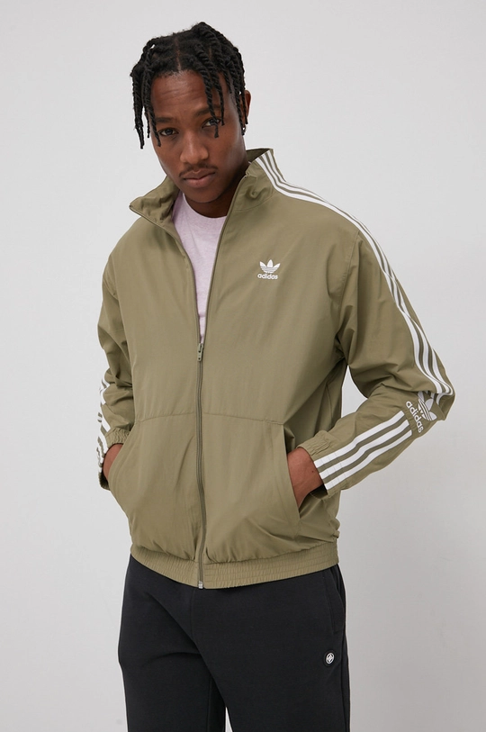 zielony adidas Originals Kurtka H41390 Męski