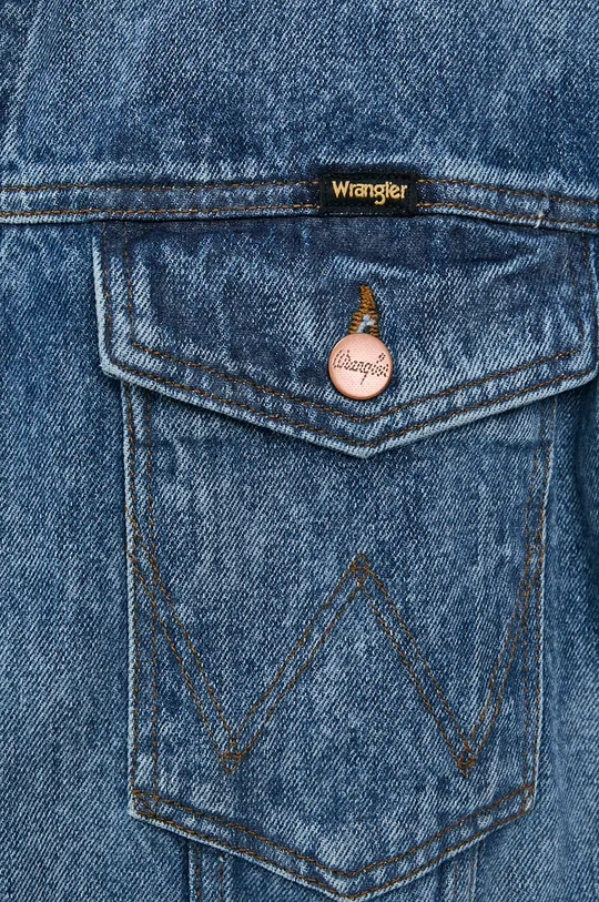 niebieski Wrangler Kurtka jeansowa
