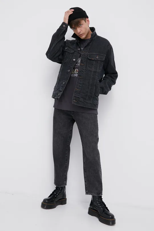Lee Kurtka jeansowa czarny