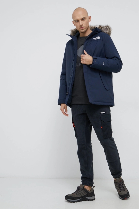 The North Face kurtka M RECYCLED ZANECK JACKET granatowy