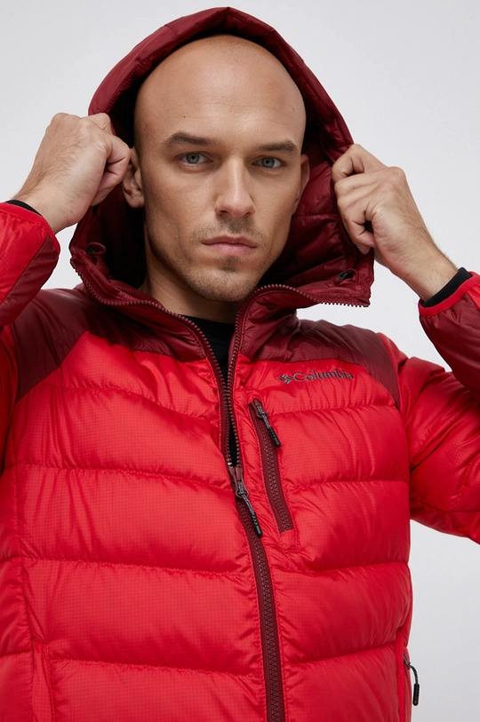 red Columbia down jacket M Autumn Park Down Hoode Men’s