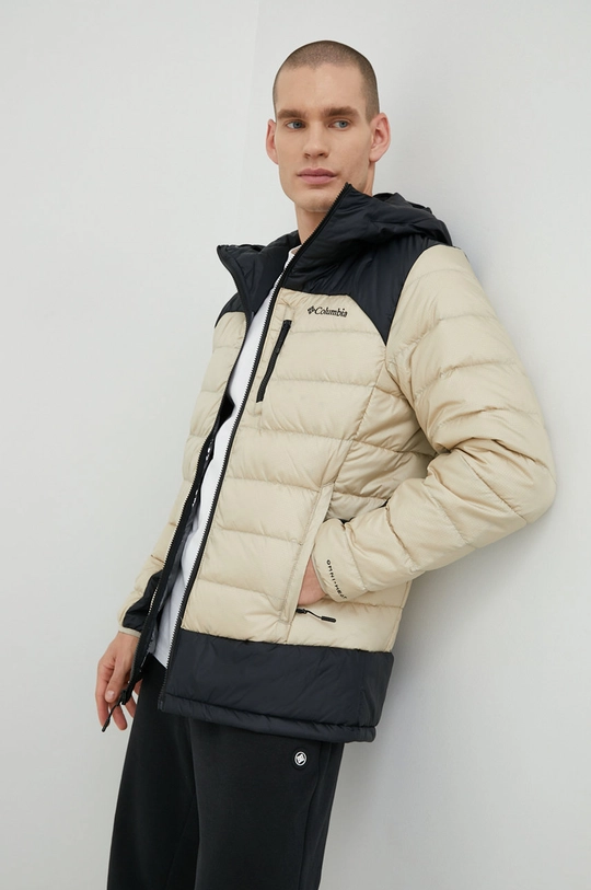 beige Columbia down jacket M Autumn Park Down Hoode Men’s