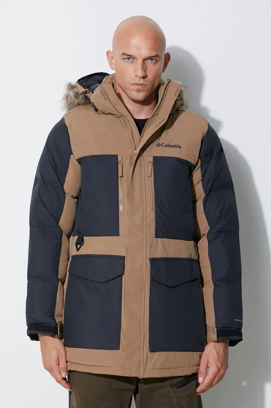 brown Columbia outdoor jacket Marquam Peak Fusion Men’s