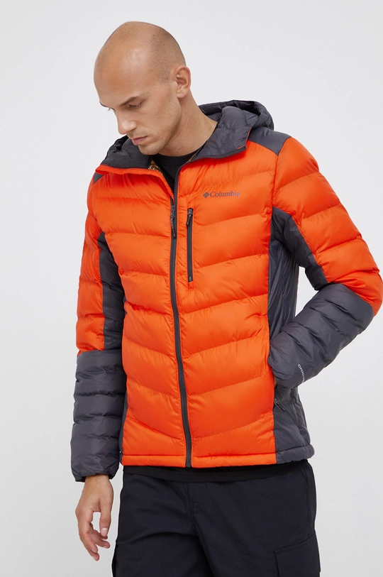 oranžová Sportovní bunda Columbia Labyrinth Loop Hooded Ja Pánský