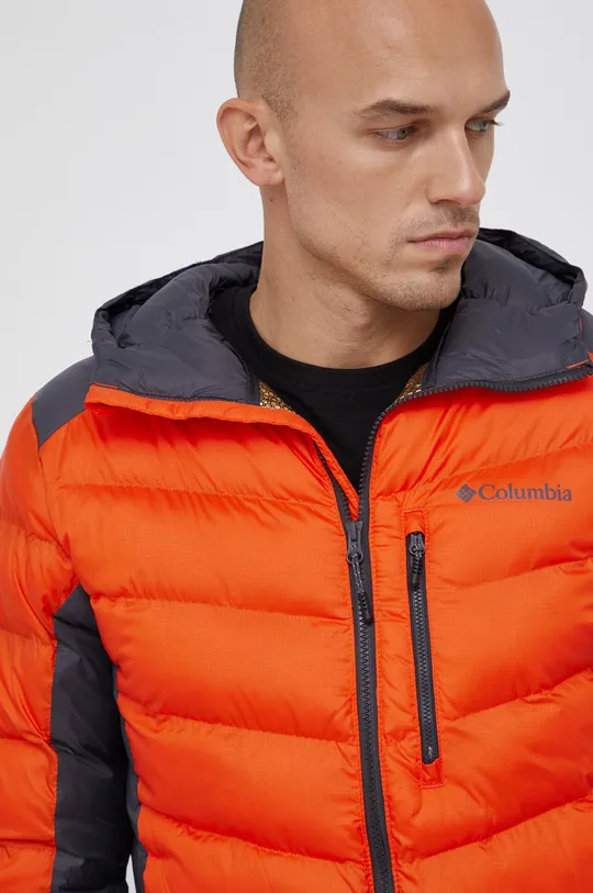 orange Columbia sports jacket Labyrinth Loop Hooded Ja