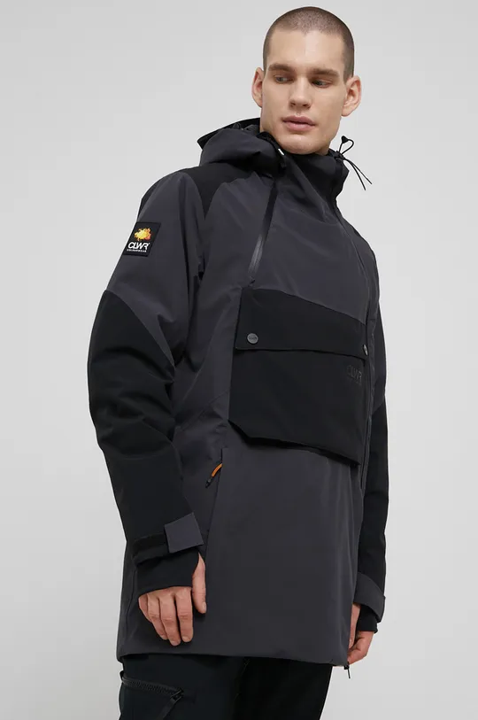 fekete Colourwear rövid kabát