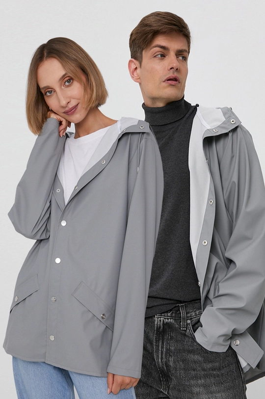 серый Дождевик Rains Unisex