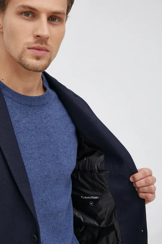 Пиджак с примесью шерсти Calvin Klein