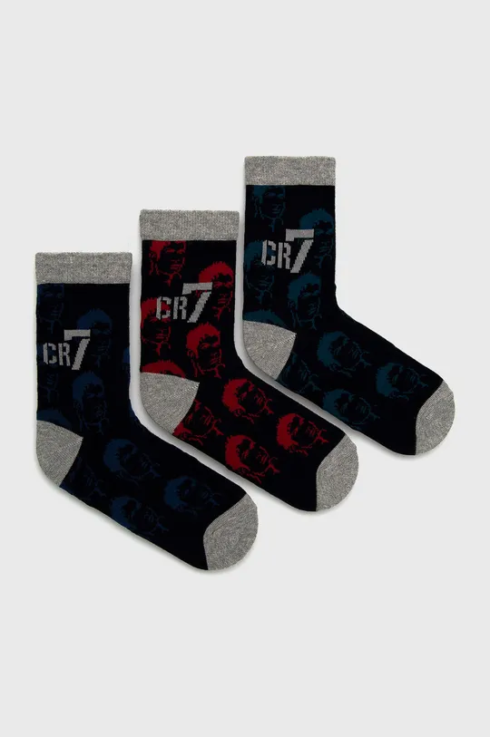 темно-синій Дитячі шкарпетки CR7 Cristiano Ronaldo (3-pack) Для хлопчиків