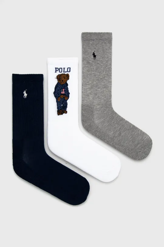tmavomodrá Ponožky Polo Ralph Lauren (3-pack) Dámsky