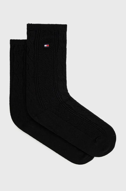 μαύρο Μάλλινες κάλτσες Tommy Hilfiger Γυναικεία