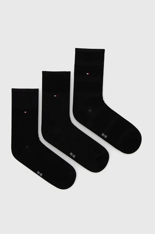 crna Čarape Tommy Hilfiger Ženski