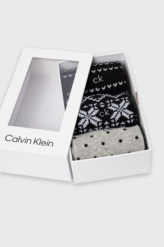 Ponožky Calvin Klein  57% Bavlna, 1% Elastan, 36% Polyester, 6% Jiný materiál