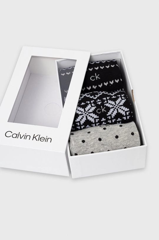 Calvin Klein Skarpetki (3-pack) 57 % Bawełna, 1 % Elastan, 36 % Poliester, 6 % Inny materiał